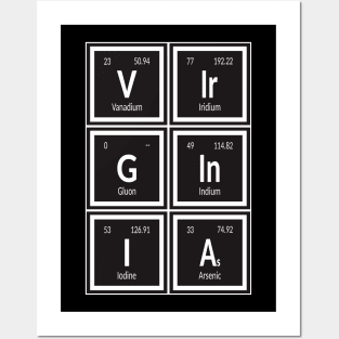Virginia State of Elements Posters and Art